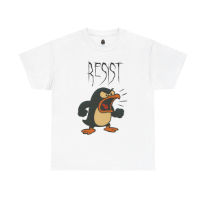 Resist Penguin Unisex Heavy Cotton Tee